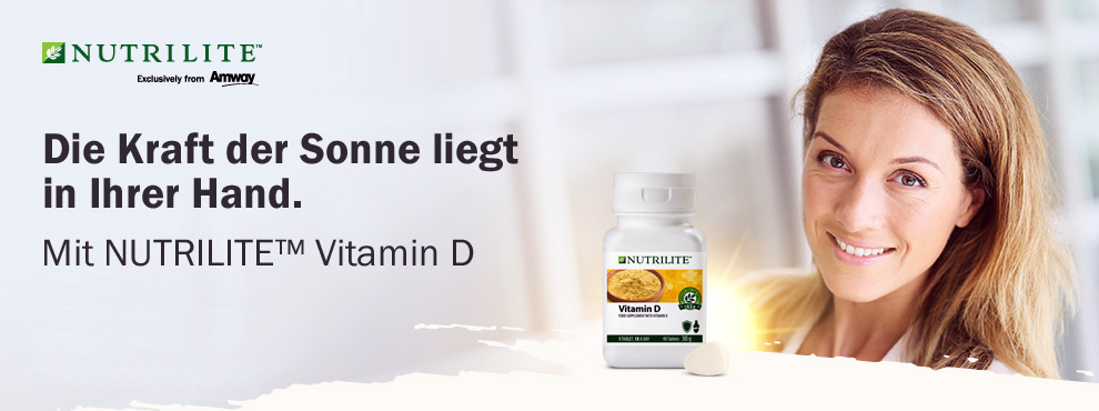 Vitamin D NUTRILITE Banner
