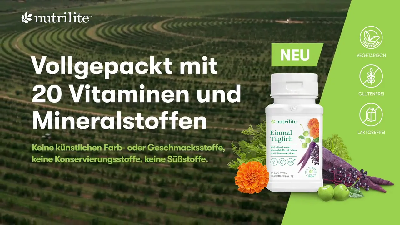 Vorschaubild Video Nutrilite Einmal Tglich